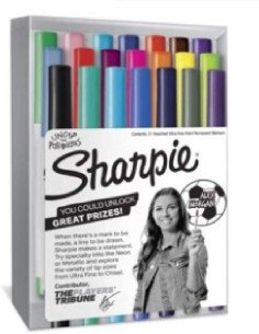Sharpie Punta UltraFina Marcador Permanente  (21 unidades) 2