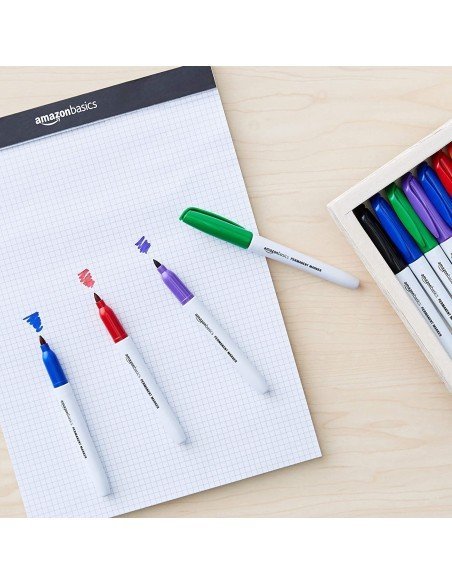 Amazon Basics Fina Marcador Permanente  (24 unidades)