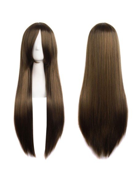 Peluca de Kanekalon Lisa 100 Cm Cosplay 1mt larga