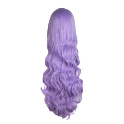 Peluca Cosplay Ondulada 80cm Kanekalon Lila 