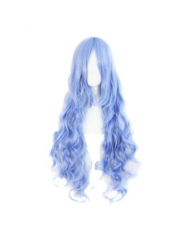 Peluca Cosplay Ondulada 80cm Kanekalon Lavnda