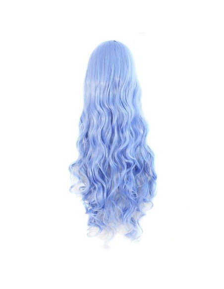 Peluca Cosplay Ondulada 80cm Kanekalon Lavnda
