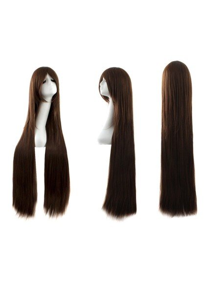 Peluca de Kanekalon Lisa 100 Cm Cosplay - Café Castaño Peluca de Kanekalon Lisa 100 Cm Cosplay - Café Castaño