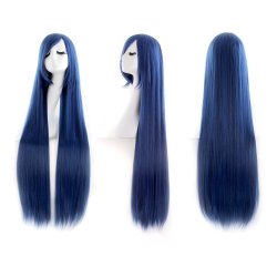 Peluca de Kanekalon Lisa 100 Cm Cosplay 1mt larga