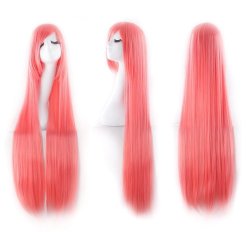 Peluca de Kanekalon Lisa 100 Cm Cosplay 1mt larga