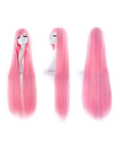 Peluca de Kanekalon Lisa 100 Cm Cosplay 1mt larga