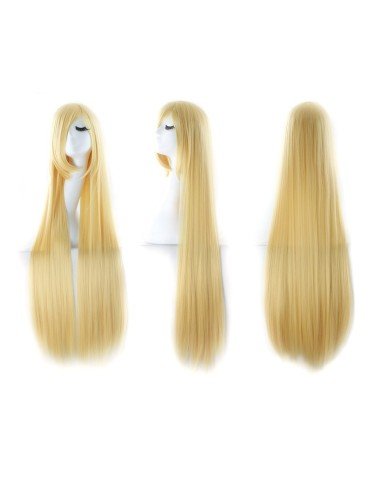 Peluca de Kanekalon Lisa 100 Cm Cosplay 1mt larga
