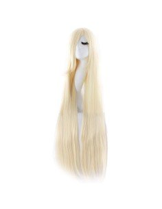 Peluca de Kanekalon Lisa 100 Cm Cosplay 1mt larga 2
