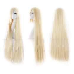 Peluca de Kanekalon Lisa 100 Cm Cosplay 1mt larga