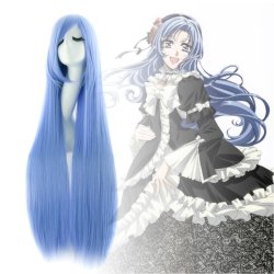 Peluca de Kanekalon Lisa 100 Cm Cosplay 1mt larga