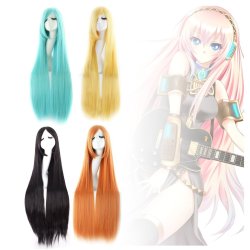Peluca de Kanekalon Lisa 100 Cm Cosplay 1mt larga