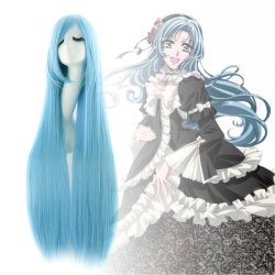 Peluca de Kanekalon Lisa 100 Cm Cosplay 1mt larga
