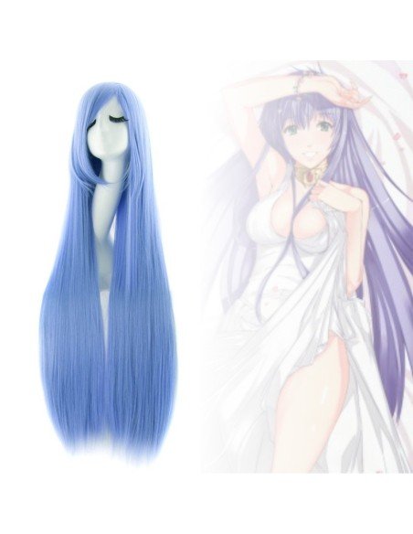 Peluca de Kanekalon Lisa 100 Cm Cosplay - lavanda