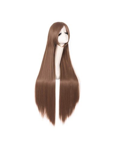 Peluca de Kanekalon Lisa 100 Cm Cosplay - Cafe