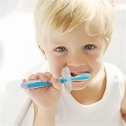 Cepillo de dientes 360 silicona para Bebé Teether Training Toothbrush