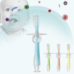 Cepillo de dientes 360 silicona para Bebé Teether Training Toothbrush