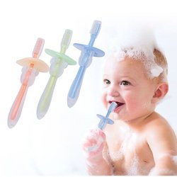 Cepillo de dientes 360 silicona para Bebé Teether Training Toothbrush