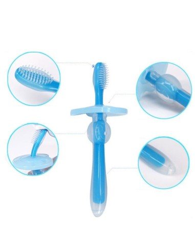 Cepillo de dientes 360 silicona para Bebé Teether Training Toothbrush