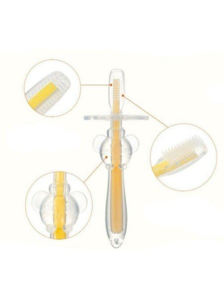 Cepillo de dientes 360 silicona para Bebé Teether Training Toothbrush