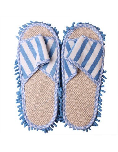 Zapatos de microfibra Limpia y policha proteje tu piso. Pantuflas