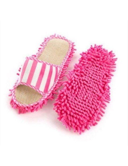 Zapatos de microfibra Limpia y policha proteje tu piso. Pantuflas
