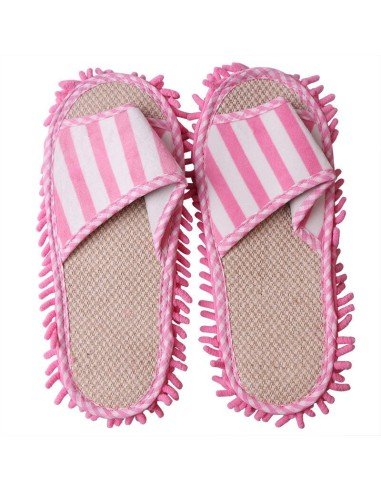 Zapatos de microfibra Limpia y policha proteje tu piso. Pantuflas
