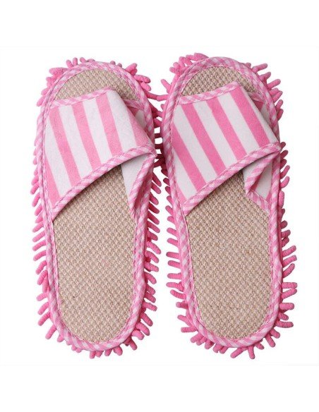 Zapatos de microfibra Limpia y policha proteje tu piso. Pantuflas