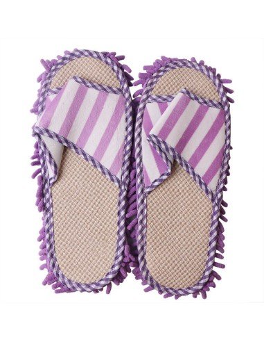 Zapatos de microfibra Limpia y policha proteje tu piso. Pantuflas
