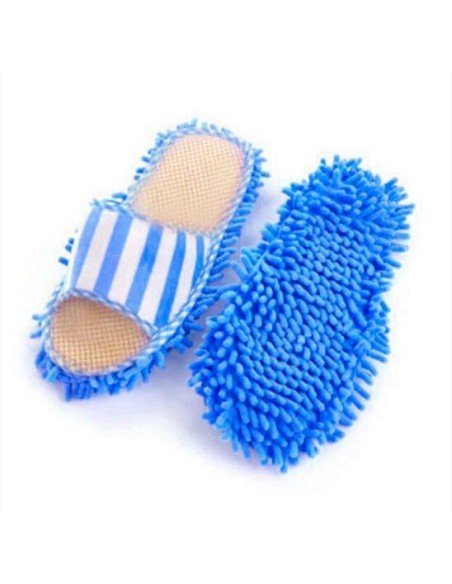 Zapatos de microfibra Limpia y policha proteje tu piso. Pantuflas