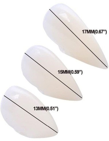 Colmillos de Vampiro 2 Unidades para halloween