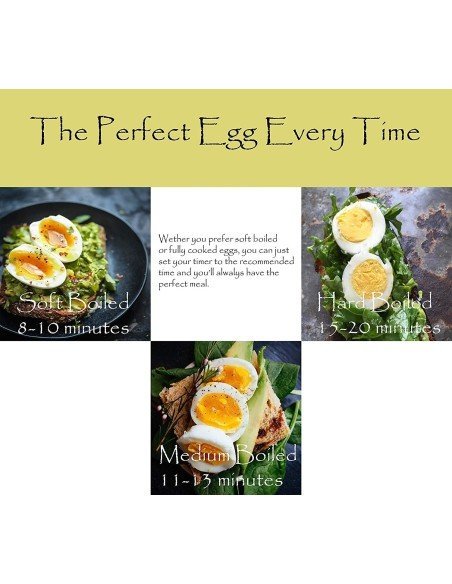 Hervidor de Huevos Cocidos Perfectos 6 moldes