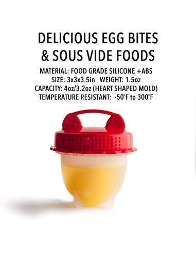 Hervidor de Huevos Cocidos Perfectos 6 moldes