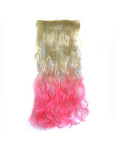 Extensiones Cosplay Ondulada Cortina de cabello en degradee