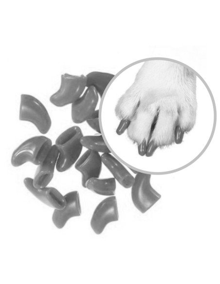 Protector de Uñas Mascota T.M Nails Caps en colores, evita daños