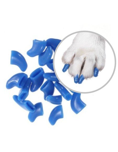 Set x6 Protector de Uñas Mascota, Nails Caps en colores