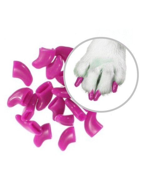 Set x6 Protector de Uñas Mascota, Nails Caps en colores