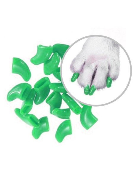 Set x6 Protector de Uñas Mascota, Nails Caps en colores