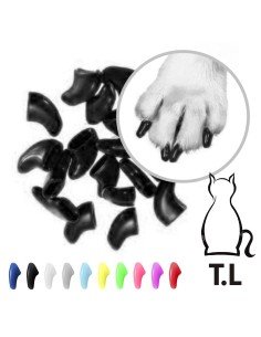 Protector de Uñas Mascota TL Nails Caps en colores, evita daños