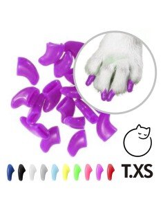 Protector de Uñas Mascota T.XS Nails Caps en colores evita rasguños