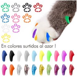 Set x100 Protectores de Uñas Mascota Nails Caps en colores
