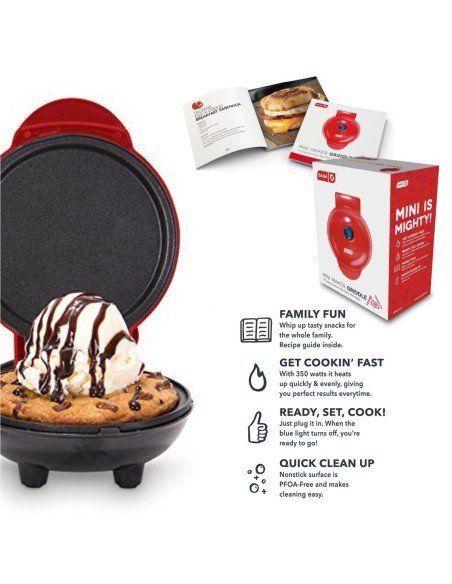 Kit x3  Mini Maker Griddle, Waffle Maker and Grill Set