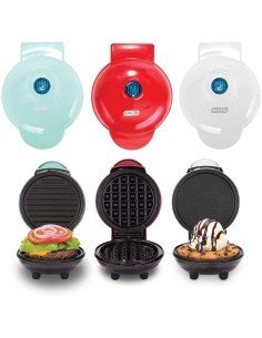 Kit x3  Mini Maker Griddle, Waffle Maker and Grill Set