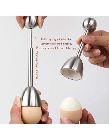 Egg Craker Cortador de Cascara de Huevo Easy Cook