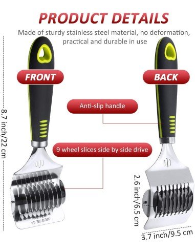 Cortador Circular picador de Verduras cebolla ajos herramienta multifunción