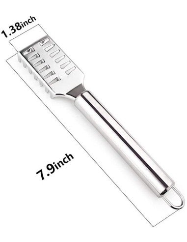 Descamador Pescado Pelador Escamas Acero Inoxidable