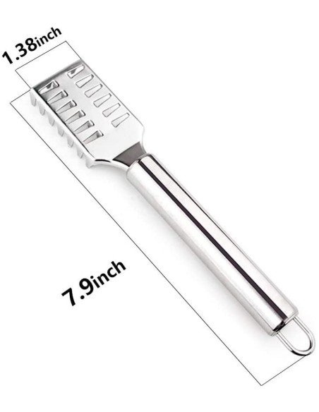 Descamador Pescado Pelador Escamas Acero Inoxidable Descamador Pescado Pelador Escamas Acero Inoxidable