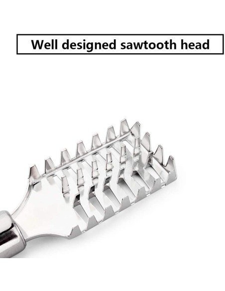 Descamador Pescado Pelador Escamas Acero Inoxidable Descamador Pescado Pelador Escamas Acero Inoxidable