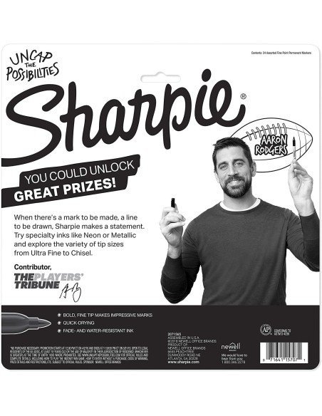 Sharpie Punta Fina Marcador Permanente  (24 unidades)
