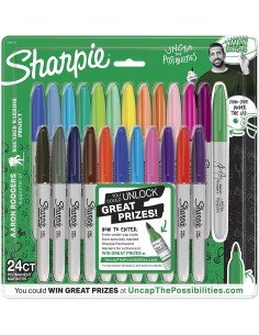 Sharpie Punta Fina Marcador Permanente  (24 unidades)