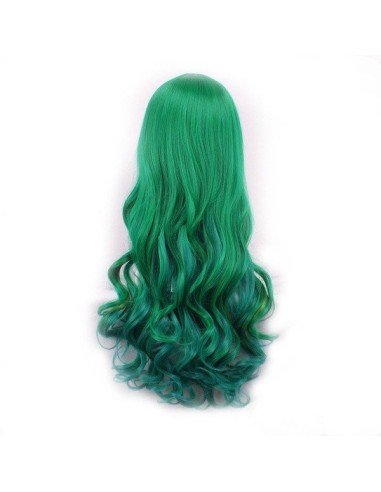 Peluca Bicolor Harajuku de kanekalon Cosplay de 70 y 80 cm de largo ideal para Halloween